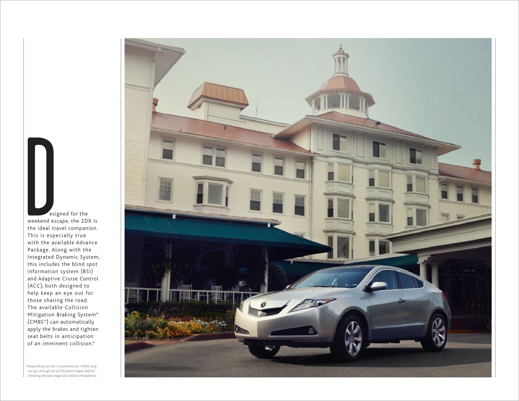 2012 Acura ZDX Brochure Page 22